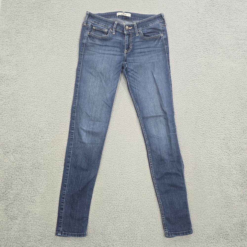 Hollister Women’s Juniors 3R Skinny Jeans Blue Denim Medium Wash Slim Fit 28x30
